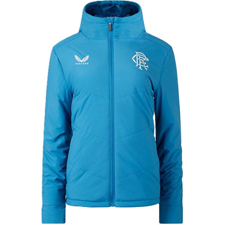 Castore Women's Blue Licensed Rain Anorak Jacket in Size 8, Sports Direct