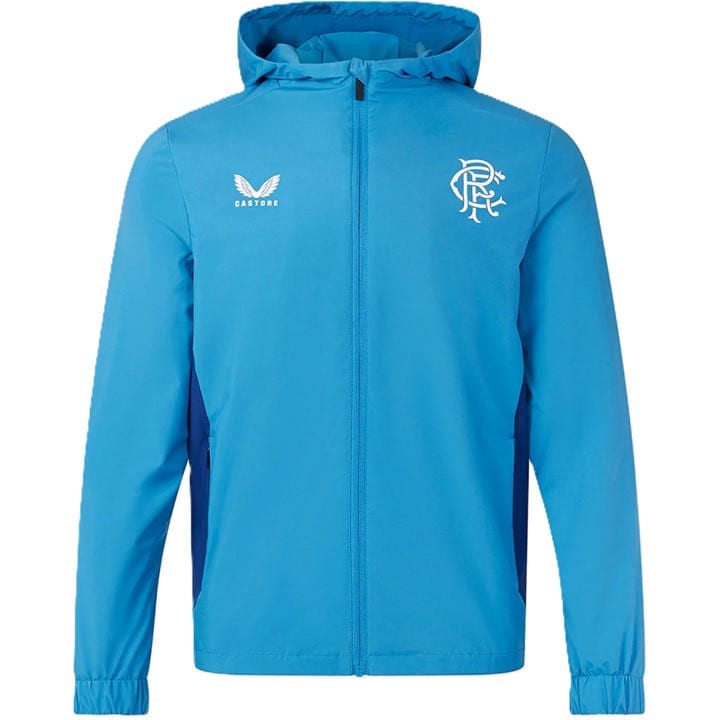 Castore  Kids Blue Licensed Rain Anorak Jacket in Size 11 - 12 Years, Sports Direct