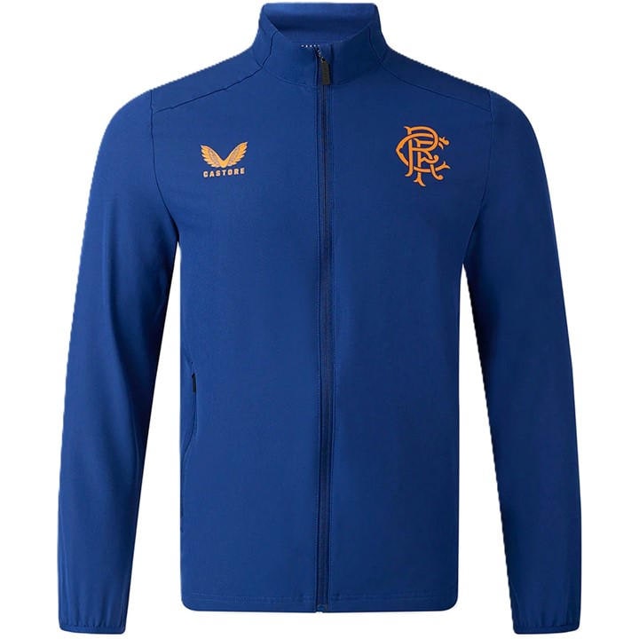 Castore Men' Blue Licensed Rain Anorak Jacket in Size S, Sports Direct