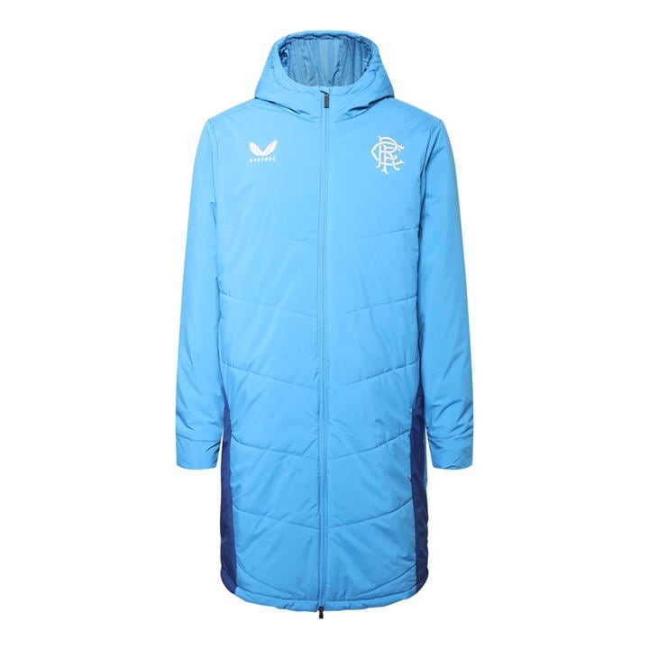 Castore Men's Blue Licensed Rain Anorak Jacket in Size M, Sports Direct