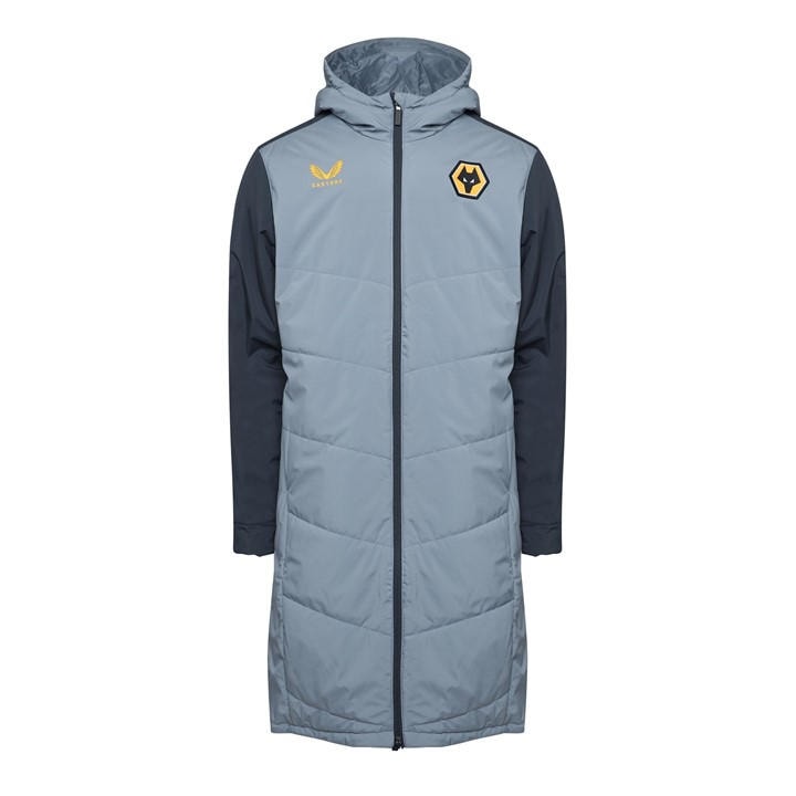 Castore Men's Grey Licensed Rain Anorak Jacket in Size M, Sports Direct
