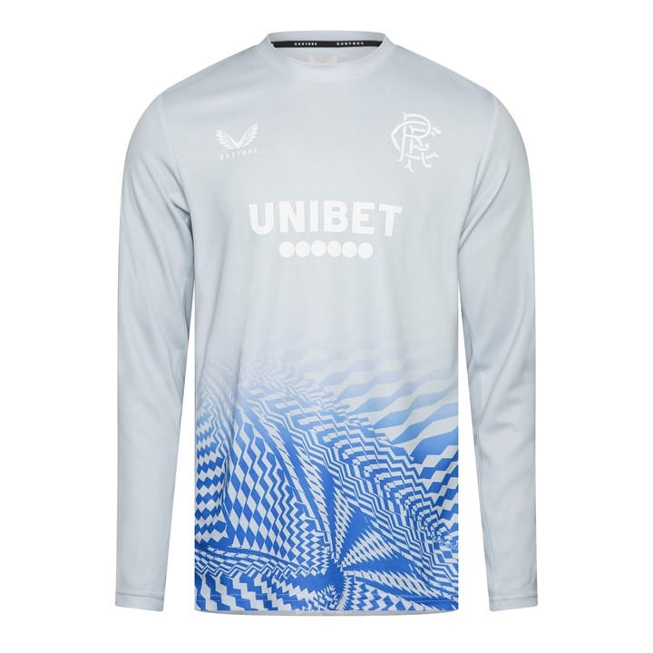 Castore Men's Blue Licensed Long Sleeve T-Shirt in Size XL, Sports Direct