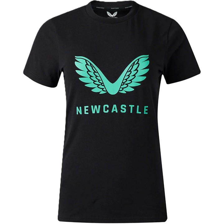 Castore Women's Green Licensed Short Sleeve T-Shirt in Size 8, Sports Direct