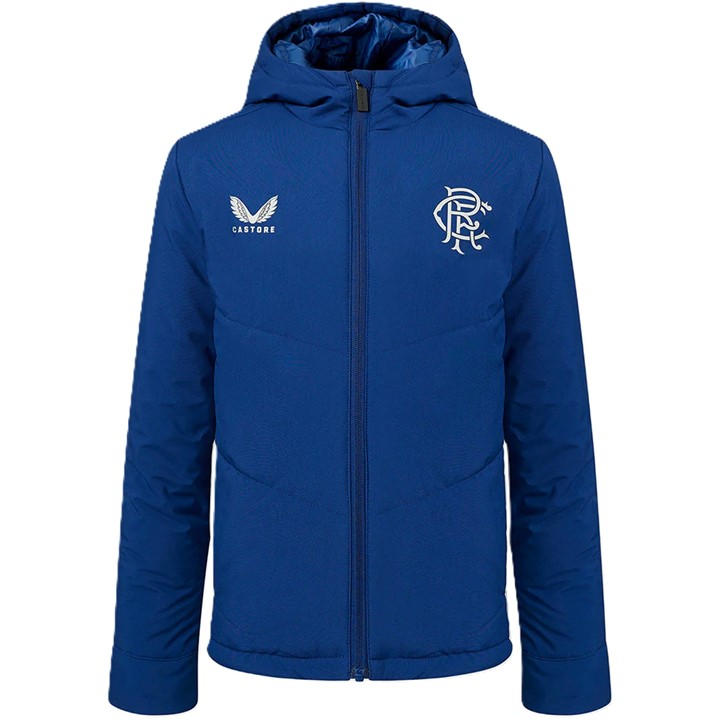 Castore  Kids Blue ' Licensed Rain Anorak Jacket in Size 13 - 14 Years, Sports Direct