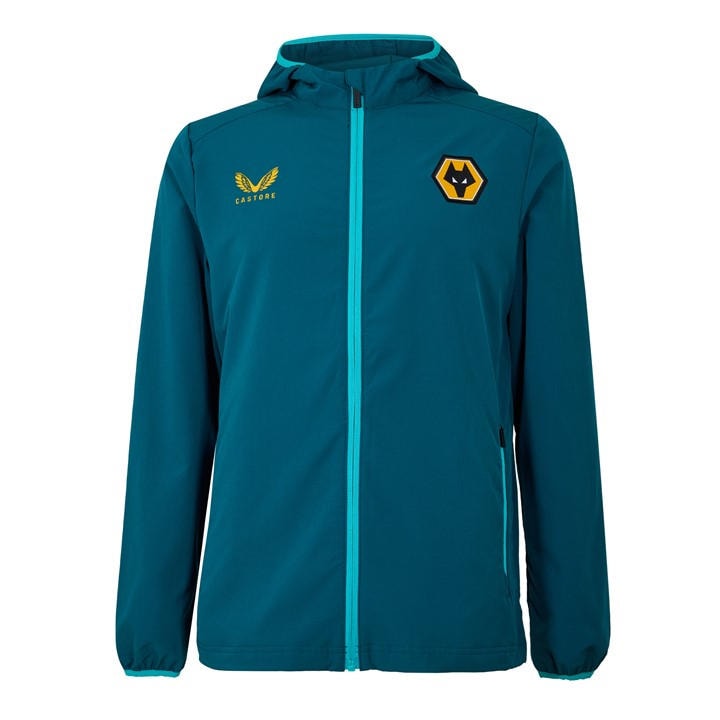 Castore Men' Blue Licensed Rain Anorak Jacket in Size S, Sports Direct