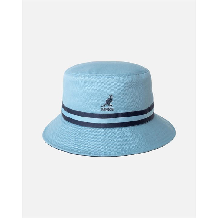 Kangol  Blue Stripe Bucket Hat in Size L-XL, Sports Direct