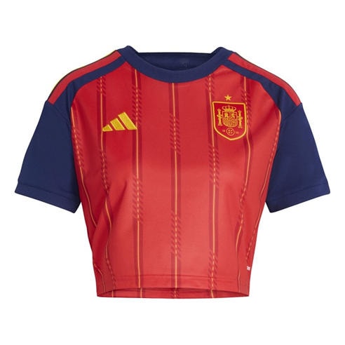 adidas - Spain World Cup 2026 Womens Home Cropped Shirt