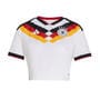 White - adidas - Germany World Cup 2026 Home Cropped Jersey