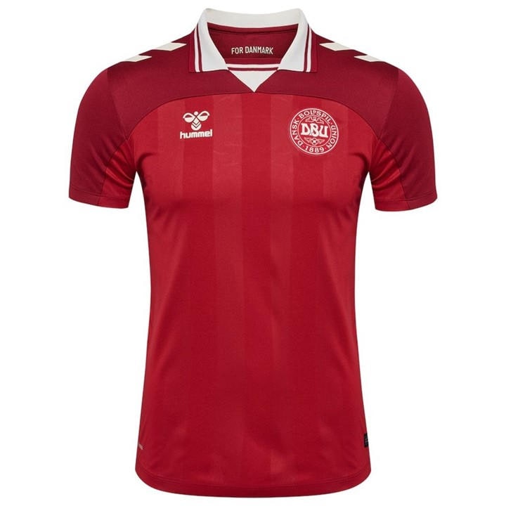 Denmark  Women's   Home Shirt 2025, Football by Hummel in Size 12, Sports Direct