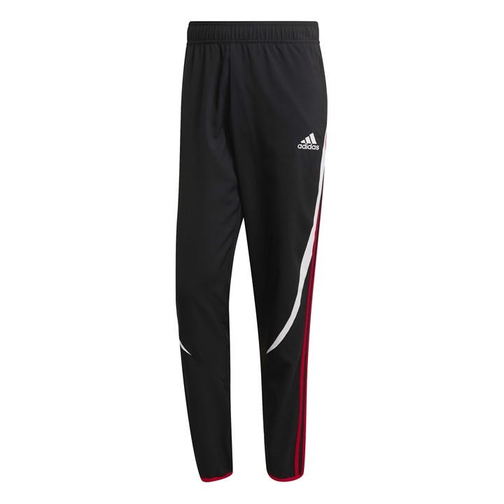 Adidas Men's Black Licensed Tracksuit Bottoms in Size XS, Sports Direct