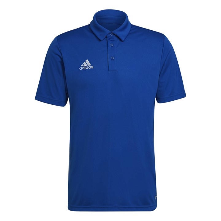 Adidas Men' Blue Ent22 Performance Polo Shirt in Size S, Sports Direct