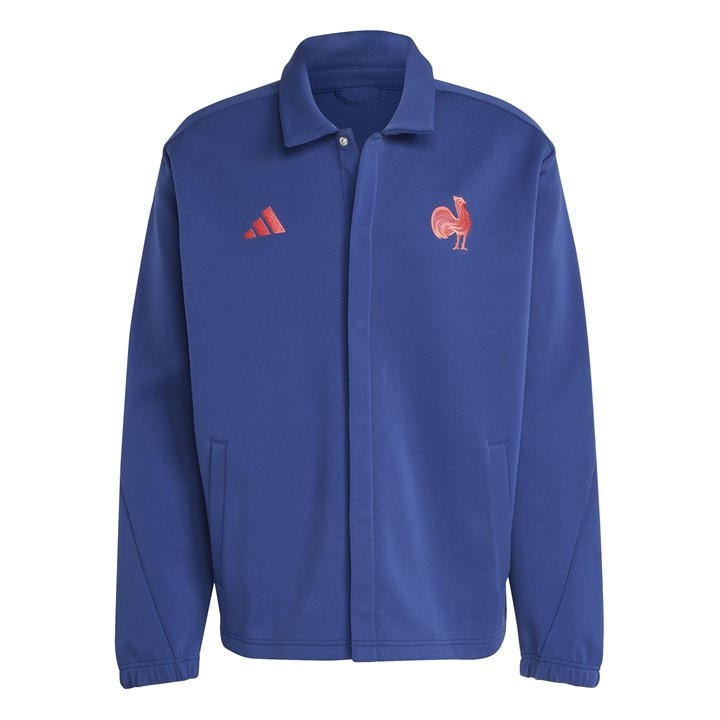 Adidas Men's Blue France Travel Jacket 24/25