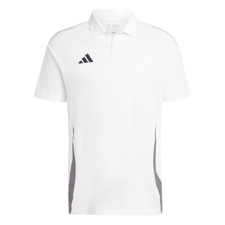 Adidas Men's White Tiro24 C Performance Polo Shirt in Size L, Sports Direct
