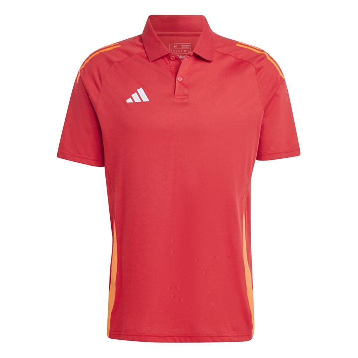 Adidas Men's Red Tiro24 C Performance Polo Shirt in Size L, Sports Direct