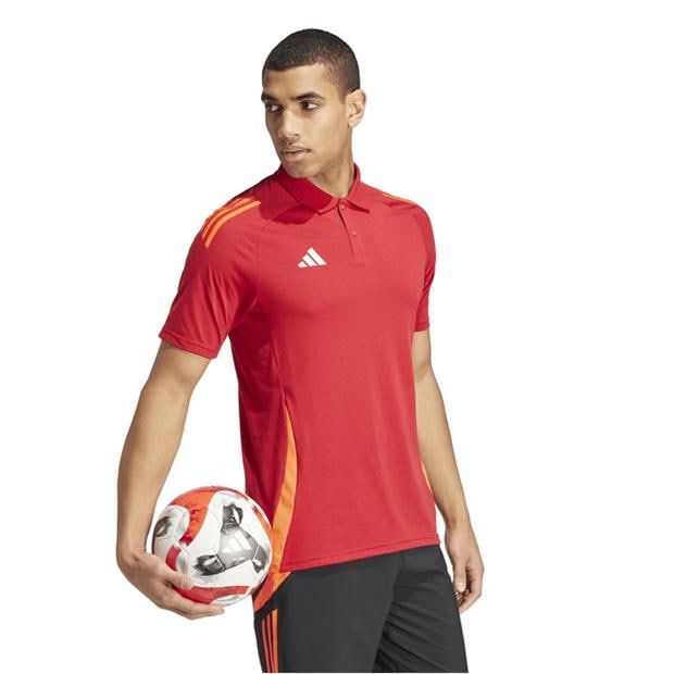 Power Red - adidas - Men's Tiro24 C Performance Polo Shirt