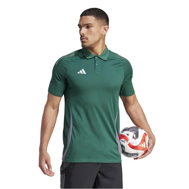 Dark Green - adidas - Men's Tiro24 C Performance Polo Shirt