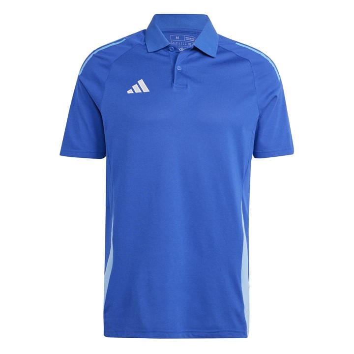 Adidas Men's Blue Tiro24 C Performance Polo Shirt in Size L, Sports Direct