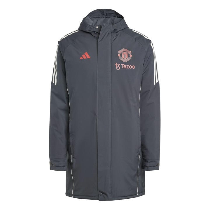 Manchester United  Men's   Stadium Parka 24/25, Football by adidas in Size L, Sports Direct
