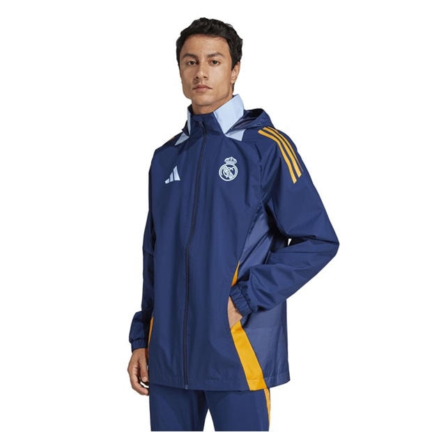 Tenabl/Creo/Blu - adidas - Mens adidas Real Madrid All-Weather Jacket 24/25