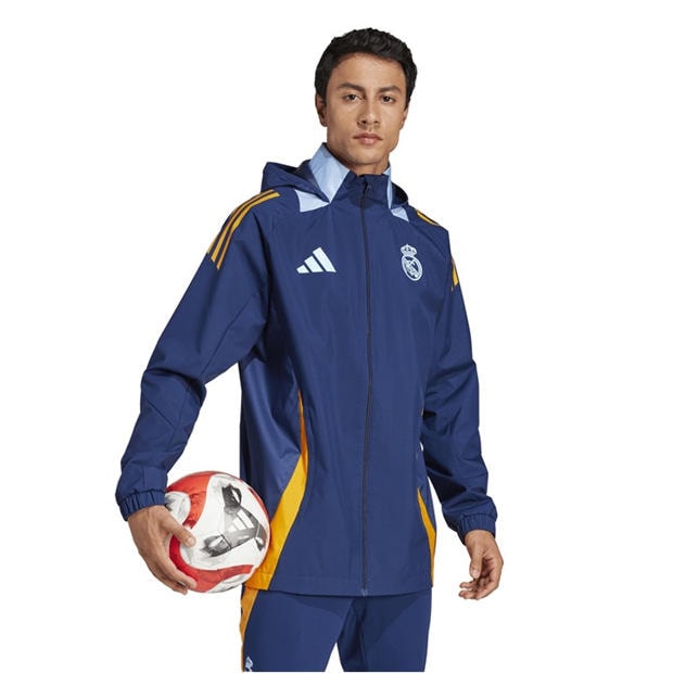 Tenabl/Creo/Blu - adidas - Mens adidas Real Madrid All-Weather Jacket 24/25