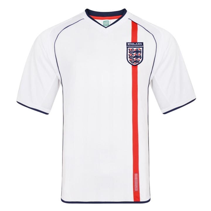 England  Men's   Home Shirt 2002, Football by Score Draw in Size XL, Sports Direct