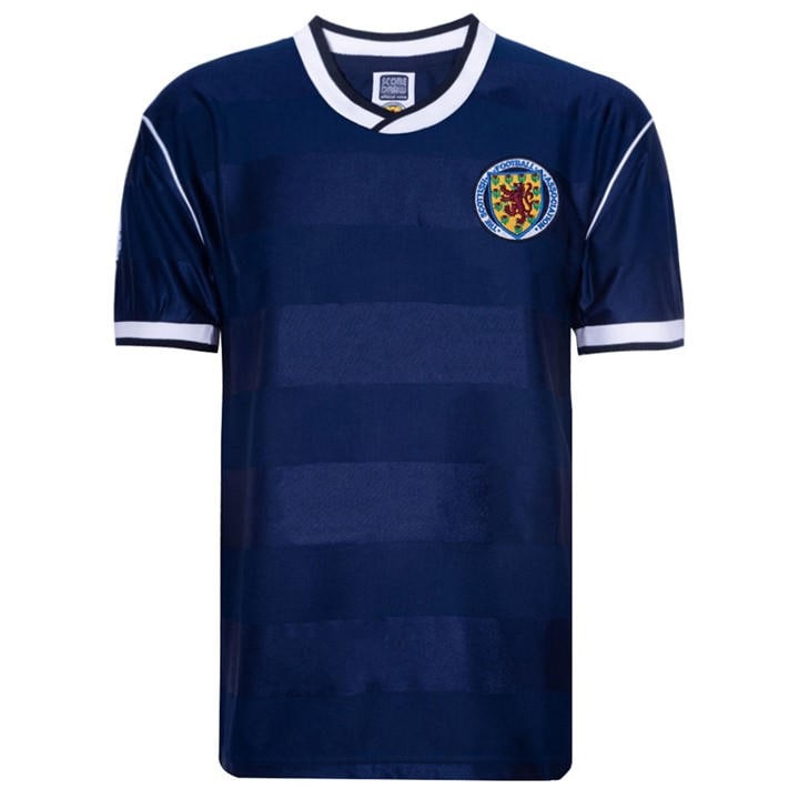 Scotland  Men'   Home Shirt 1986, Football by Score Draw in Size S, Sports Direct