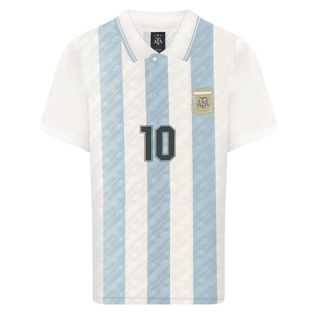 Blue - Maradona - Score Draw - Score Draw Argentina Home Shirt 1994 - Maradona
