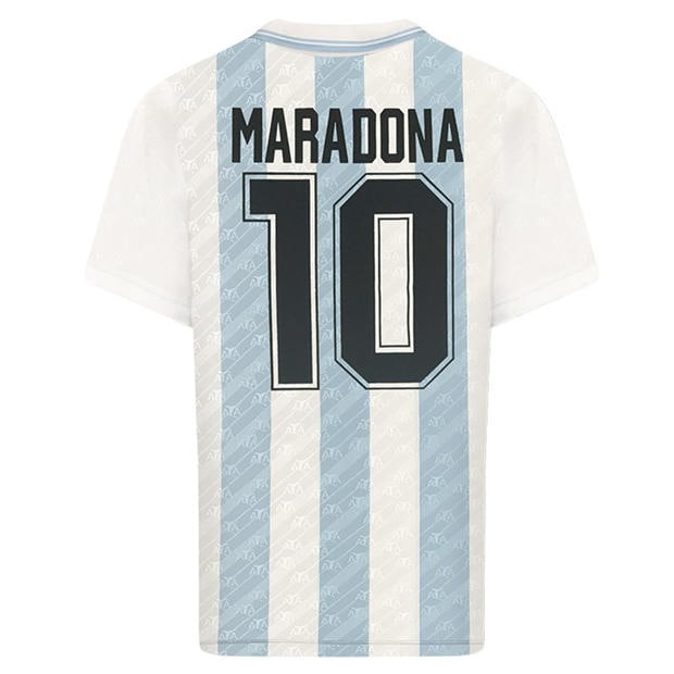 Blue - Maradona - Score Draw - Score Draw Argentina Home Shirt 1994 - Maradona