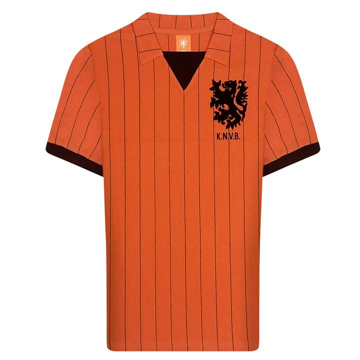 Netherlands  Men's   Home 1983 Retro Football Shirt, Football by Score Draw in Size L, Sports Direct