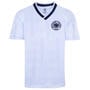 White/Black - Score Draw - West Germany 1984 Home Retro Shirt