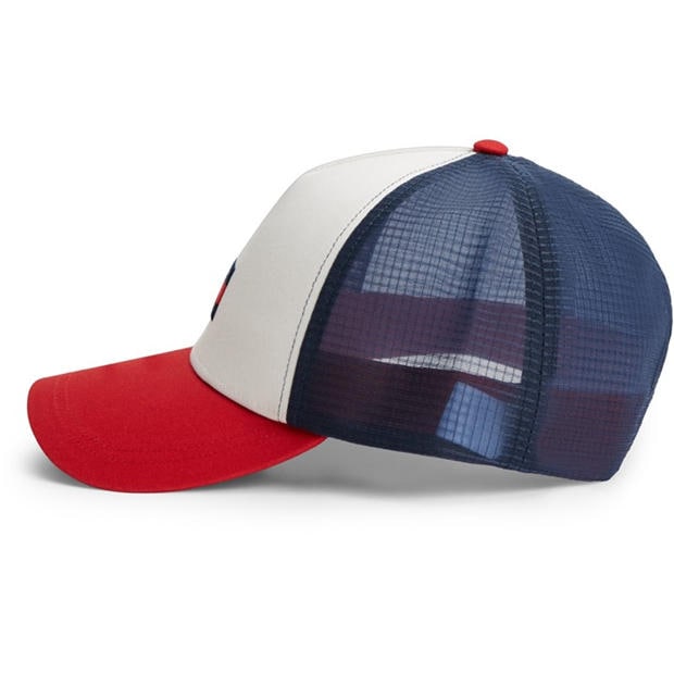 White / Red / Navy - Tommy Jeans - Heritage Trucker Cap