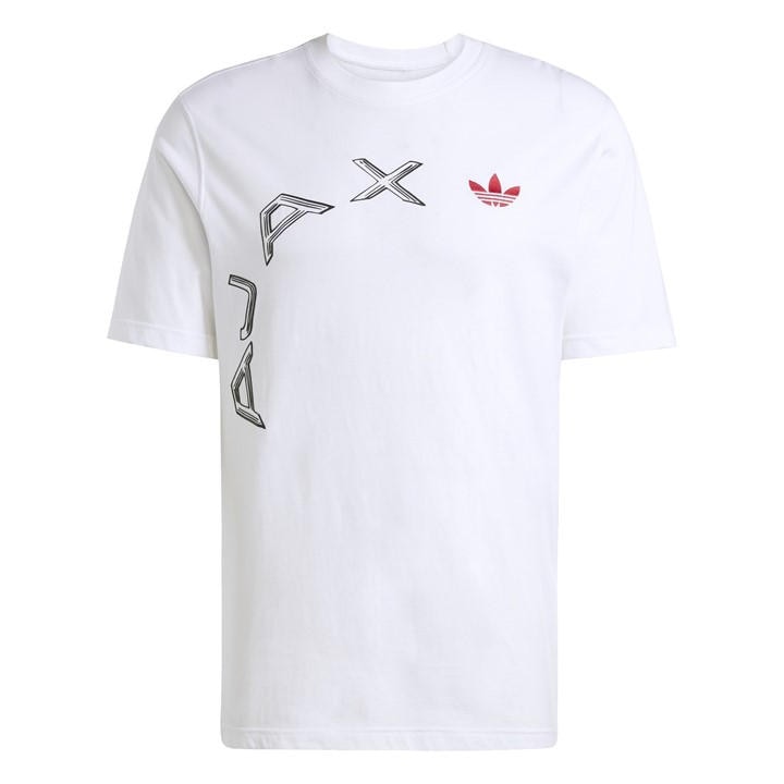 Ajax  Men'   Amsterdam Graphic T-Shirt , Football by adidas in Size S, Sports Direct