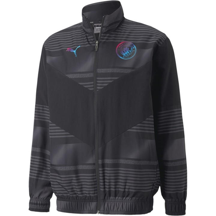 Manchester City  Men's   Licensed Rain Anorak Jacket, Football by Puma in Size L, Sports Direct