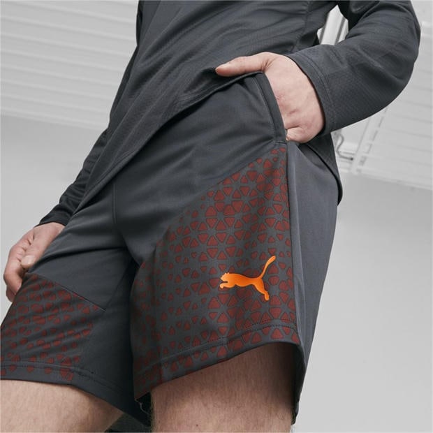 Strong Grey - Puma - Mcfc Training Shorts Football Short Mens