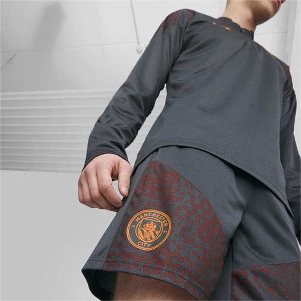 Strong Grey - Puma - Mcfc Training Shorts Football Short Mens