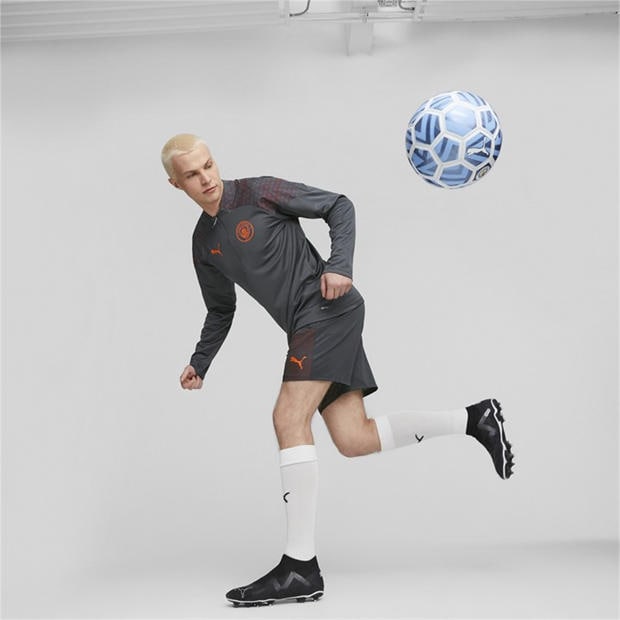 Strong Grey - Puma - Mcfc Training Shorts Football Short Mens