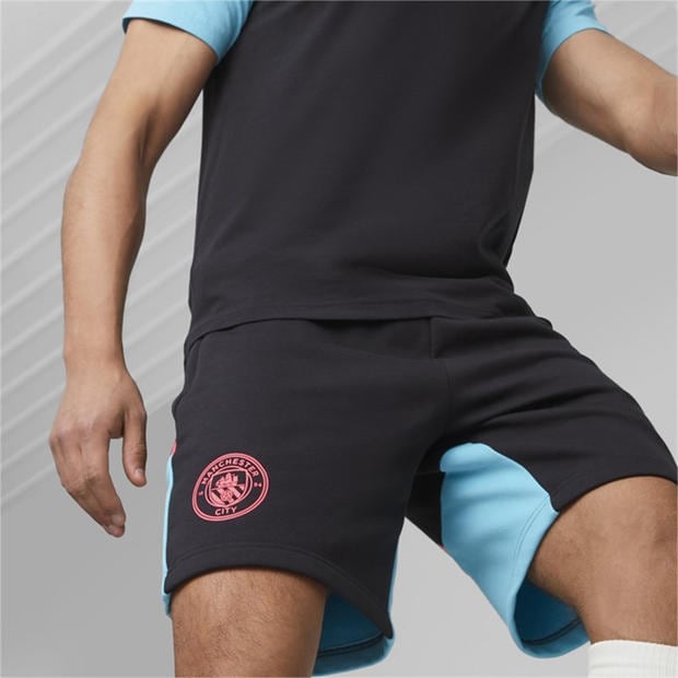 Dark Navy - Puma - Mcfc Casuals Shorts Football Short Mens