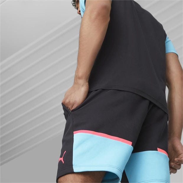 Dark Navy - Puma - Mcfc Casuals Shorts Football Short Mens