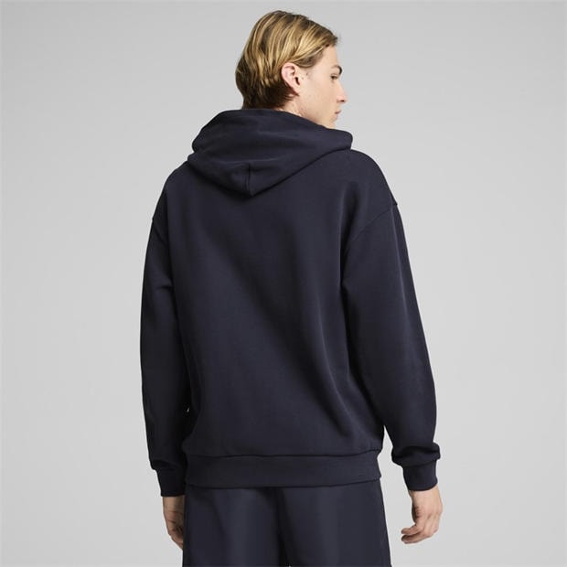 New Navy - Puma - Mcfc Ftblmonochrm Hoodie Hoody Mens