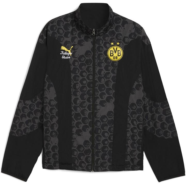 Borussia Dortmund  Men's   Licensed Rain Anorak Jacket, Football by Puma in Size L, Sports Direct
