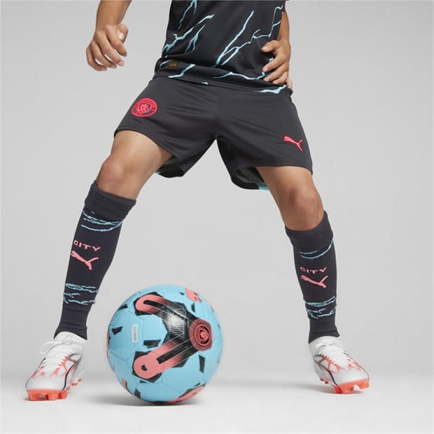Dark Navy - Puma - Mcfc Shorts Cb Replica Jr Football Short Unisex Kids