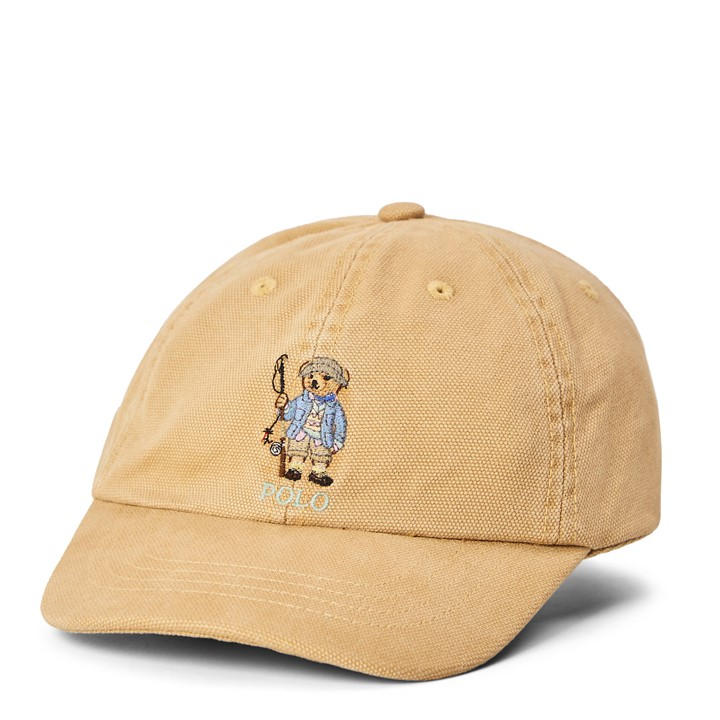 Polo Ralph Lauren Boys Brown Kids' Bear Cap Baseball in Size Infant, Sports Direct