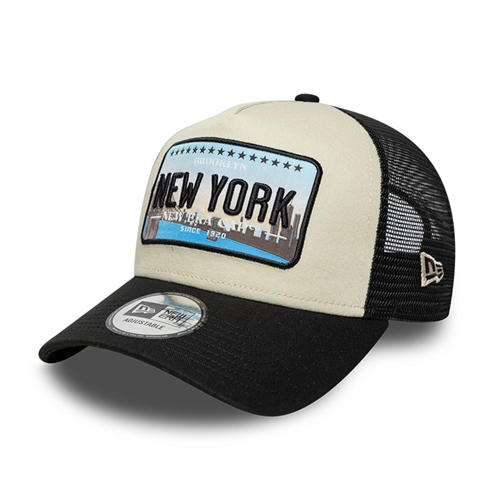 New Era - A-Frame Licence Plate Cotton Trucker Cap
