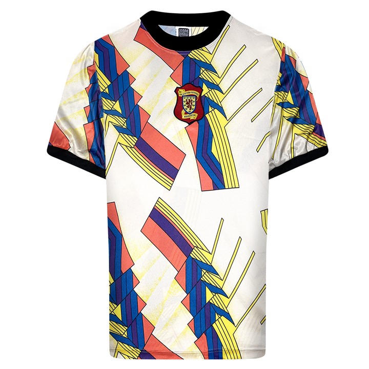 Scotland  Men's   1994 Home Goalkeeper Retro Football Shirt, Football by Score Draw in Size M, Sports Direct