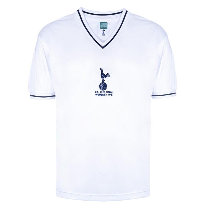 Tottenham Hotspur  Men's  Sd  Retro Home Shirt 1981, Football by Score Draw in Size XL, Sports Direct