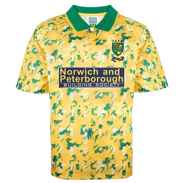 SD Norwich City Retro Home Shirt 1993 Adults