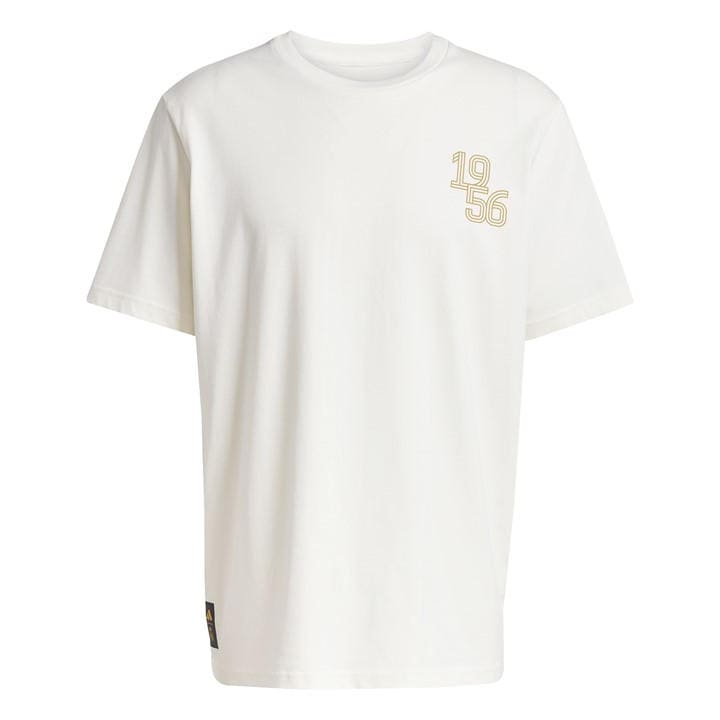 Real Madrid  Men's   Heavy Cotton T-Shirt, Football by adidas in Size M, Sports Direct