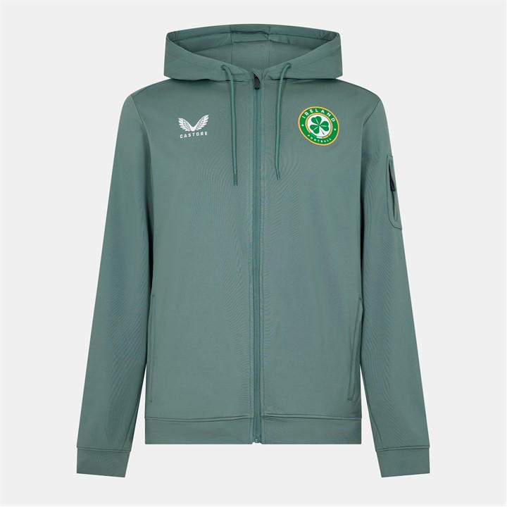 Ireland  Men's   Full Zip Jacket 2024, Football by Castore in Size M, Sports Direct
