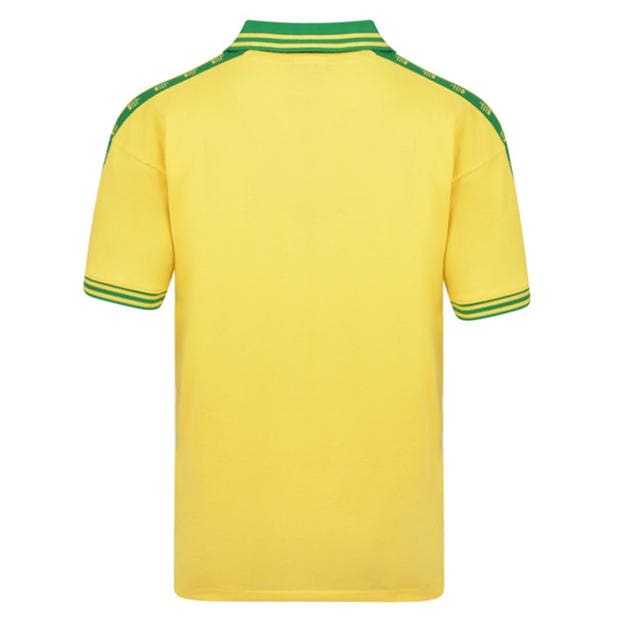 Yellow/Green - Score Draw - SD Norwich City Retro Home Shirt 1978 Adults