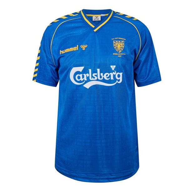 Mens Wilbledon Retro Football Shirt